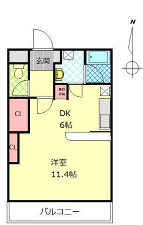 サンライズ上野丘の物件間取画像